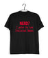 Nerd Physics INTELLECTUAL BADASS Custom Printed Graphic Design T-Shirt for Men